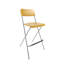 Chaise Kohei, tabouret de bar pliant en bois / métal 11036-1PK