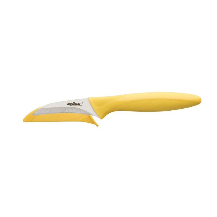 Zyliss Sunburst Yellow Serrated Utility Knife 