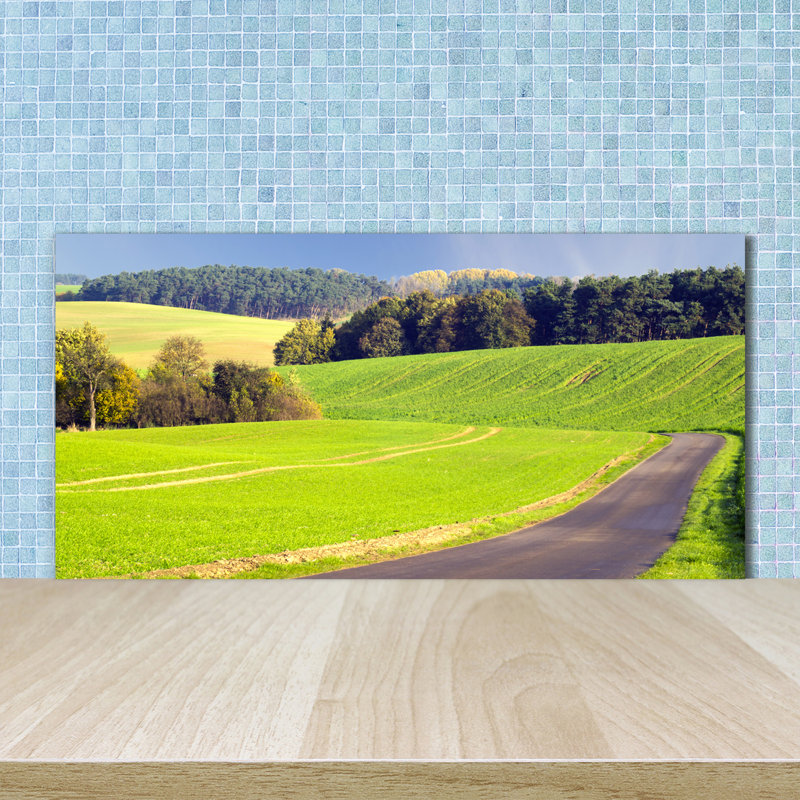 50cm W x 100cm L Glass Peel and Stick Panel