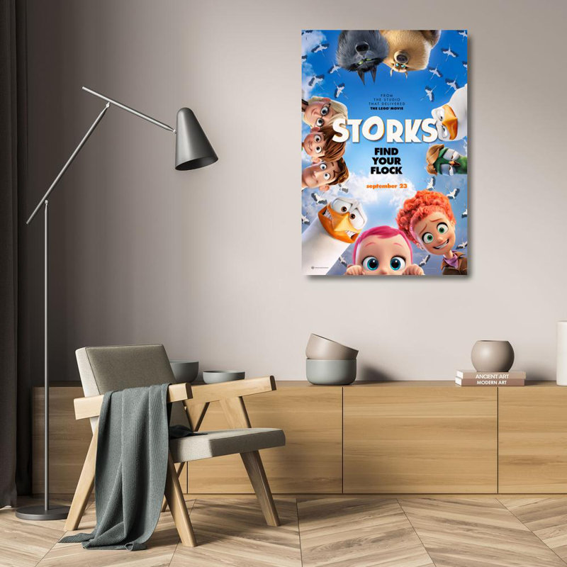 Storks, 24" H x 16" W
