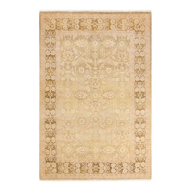 Amy-Ann One-of-a-Kind 6' 2" X 9' 0" Hand Knotted Area Rug