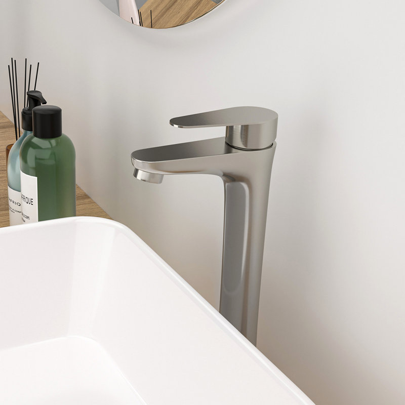 Vessel Sink Faucet Single Handle Tall Bathroom Sink Faucet Vanity Bathroom Faucet