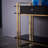 Gold Black Modern Console Table-611269059