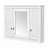 Bathroom Wall Cabinet with Mirror-1500920448