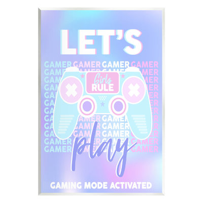 «Let's Play Gaming Mode», art par estampe numérique par Angela Nickeas