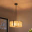 Lustre tambour 4 lumières albâtre naturel-771952330
