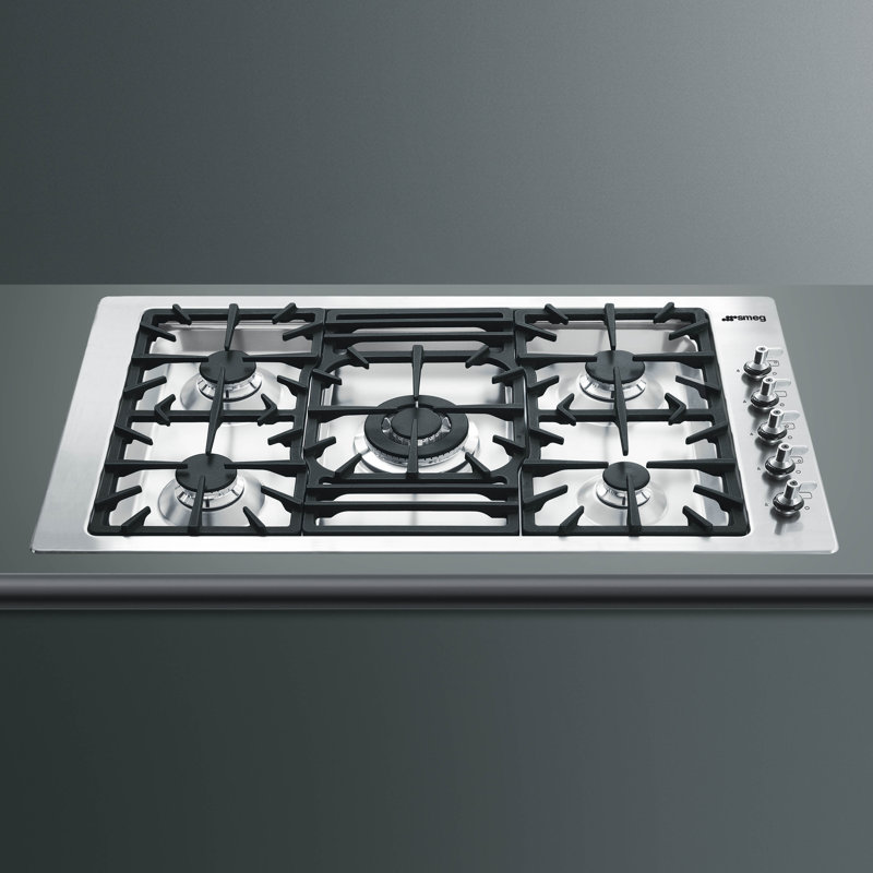 SMEG Classic 36" Gas Cooktop with 5 Burners