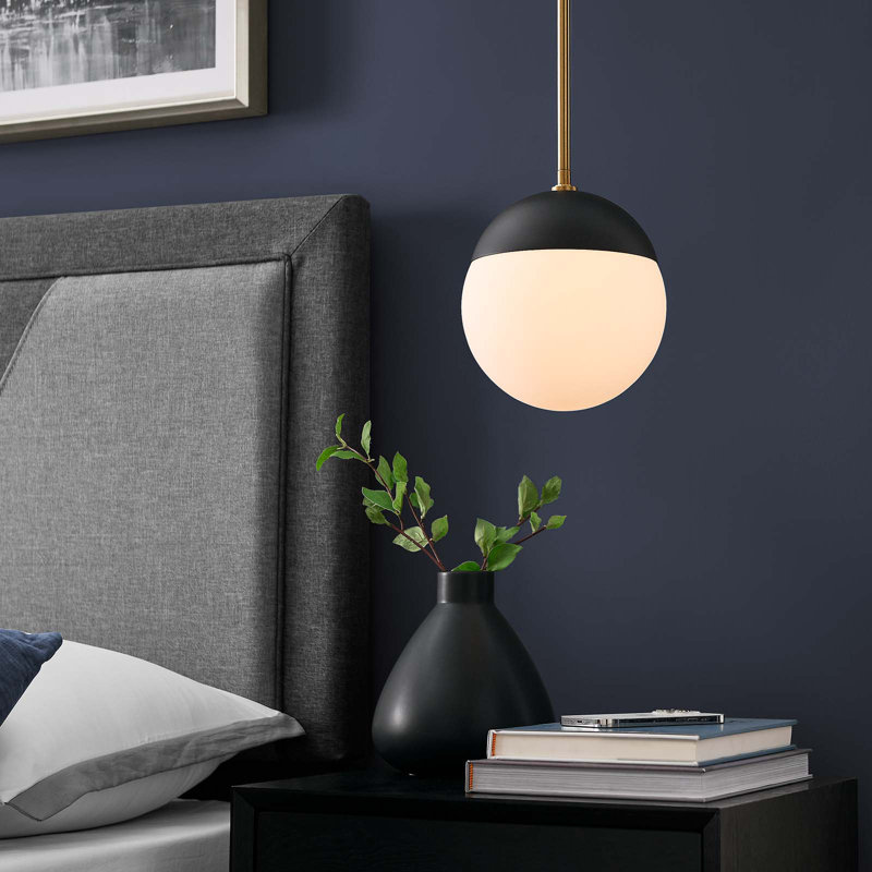 Modway Stellar 1-Light Pendant Light, Satin Brass