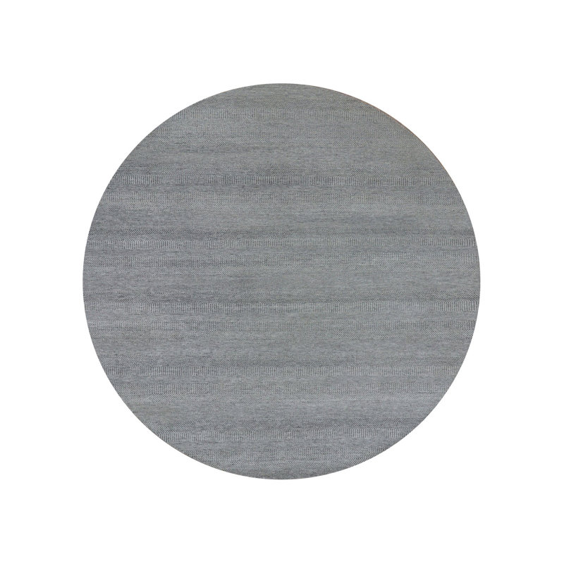 Tapis rond en laine nouée à la main 12 pi x 12 pi DC6A5893572D4736894BB9E8776117E3