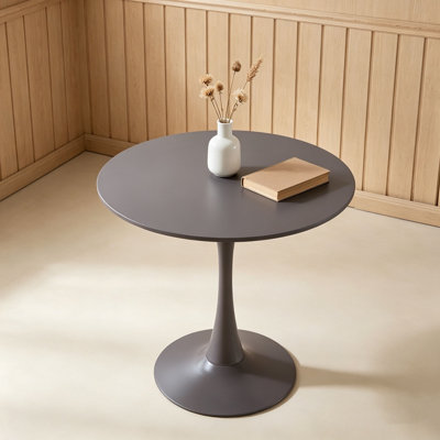 31.5" TOP Tulip Table Mid-century Dining Table for 2-4 people With Round Mdf Table Top, Pedestal Dining Table, End Table Leisure Coffee Table