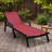 Marlin Outdoor Patio Reclining Chaise Lounge Arm Chair with Powder-Coated Aluminum Frame- Breathable Sling Mesh Fabric, Adjustable Backrest-124823755-124823763