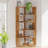 Industrial‑Style 90° Right‑Angle Freestanding Corner Book Shelf, 6‑Tier Storage Rack, Anti‑Drop Panels, Heavy‑Duty 60LB‑Capacity Shelves for Living Room Bedroom Office-1768785912
