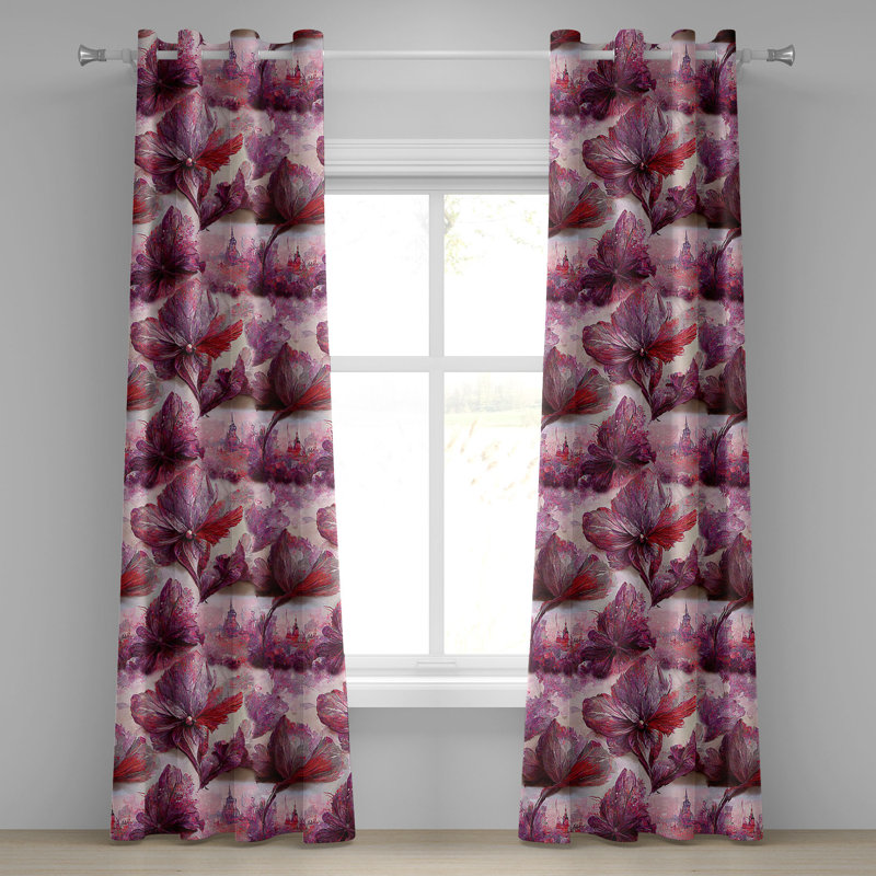 Semi Sheer Curtain Pair
