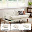Canapé-lit futon convertible capitonné 66 po Serta-894021143