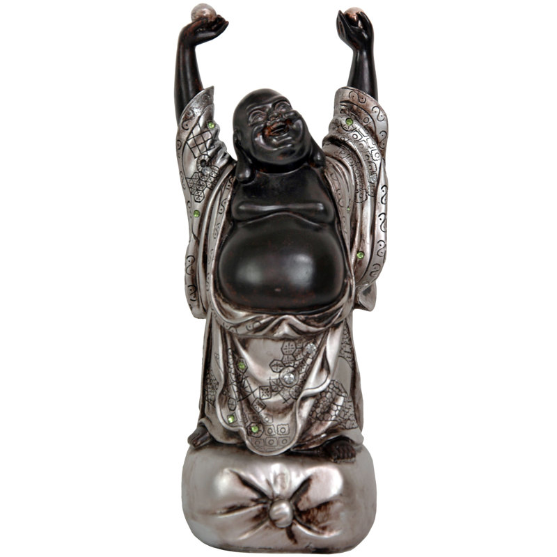 Standing Laughing Buddha Figurine