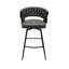 Ensemble de 2 tabourets de bar 28 "en cuir technique-198272472