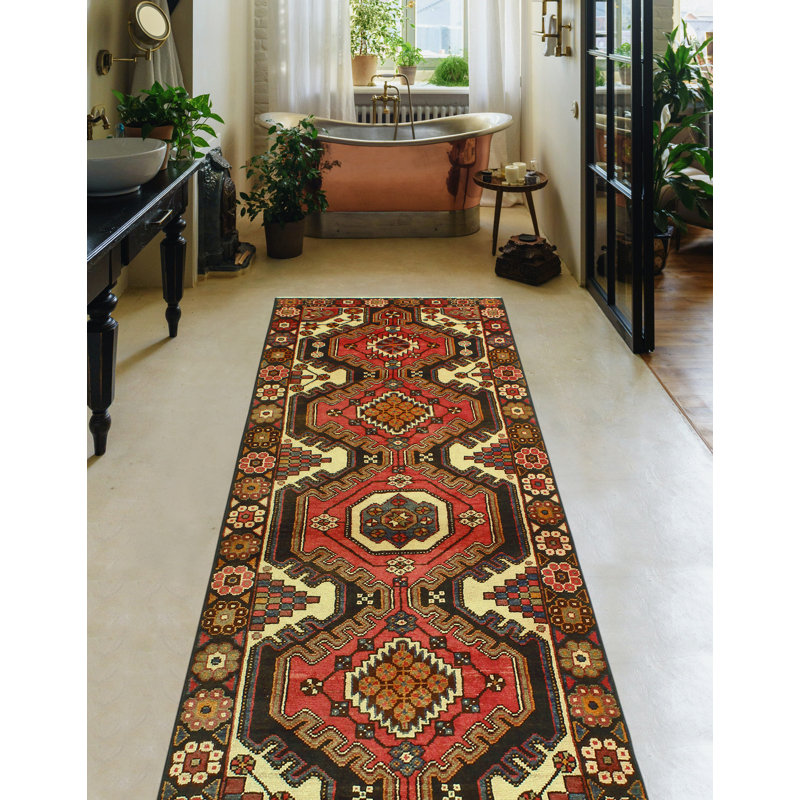 Khusbu Distressed Augustus Rust Runner