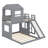 Bunk Bed, Loft Bed With Playhouse, Farmhouse, Ladder, Slide And Guardrails-883898011