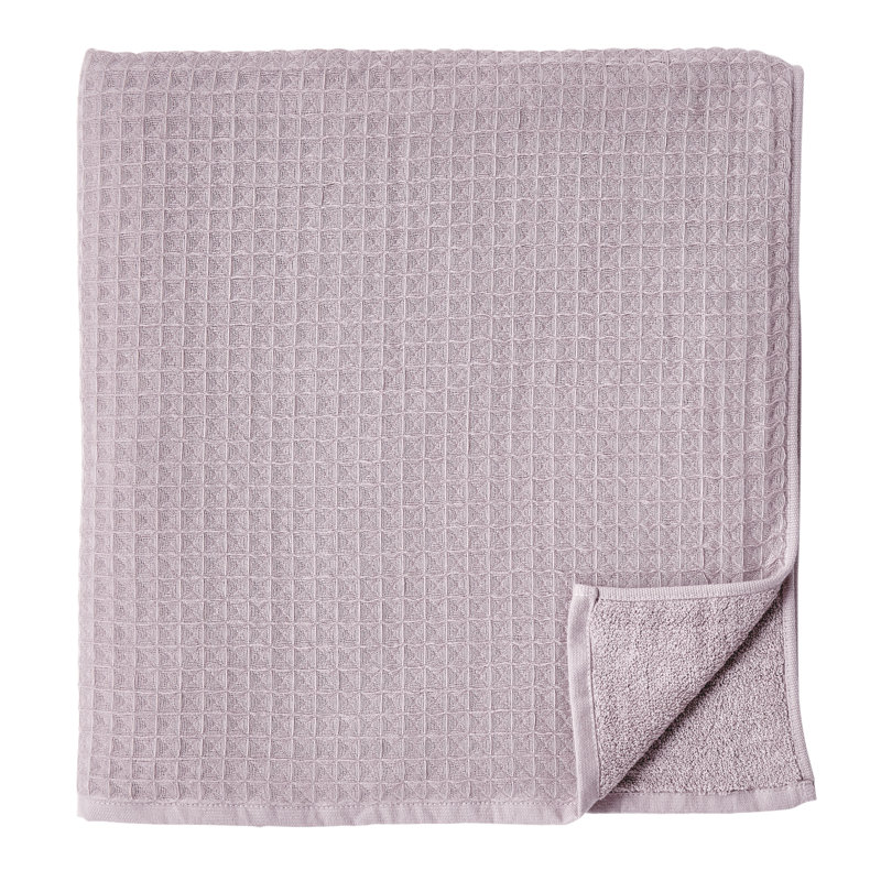 Serviette de bain 100% coton Waffle Twist, Orchidée, Bath Towel - 1 Pack