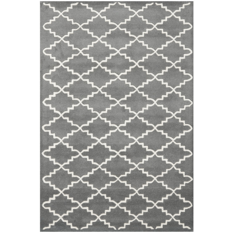 Carolene Hand Tufted Wool Geometric Rug