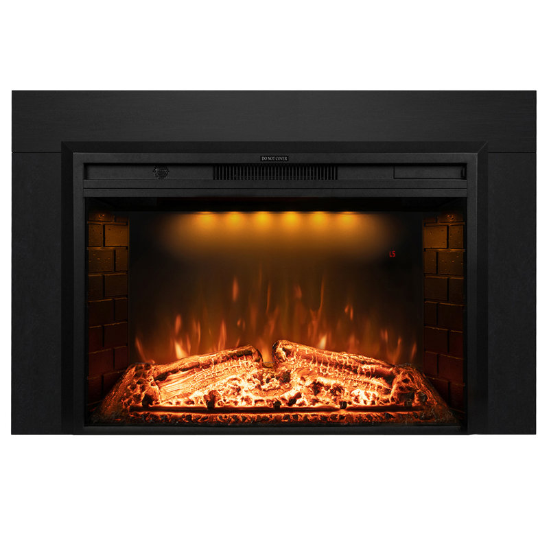 Abryelle Electric Fireplace Insert with Trim, 32.11" H x 51.9" W x 8.84" D
