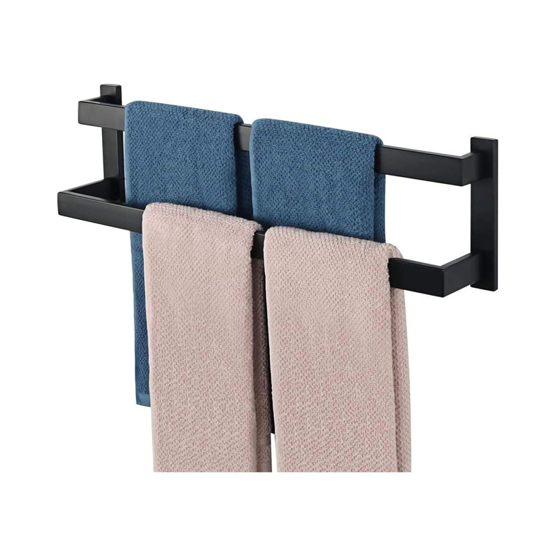 Barcenas 2 Wall Mounted Required Towel Stand