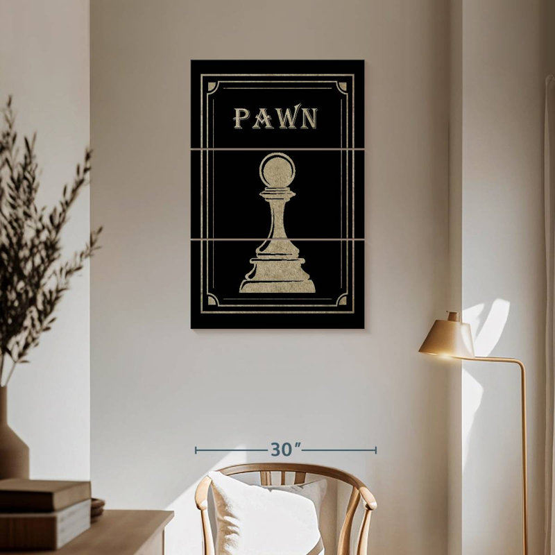 Senne Chess Pawn, 57" H x 36" W