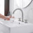 Widespread 2-handle Bathroom Faucet with Drain Assembly-96412759