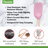 Tovolo Flex-Core Silicone Spoonula with Natural Wood Handle for Cooking and Baking, Pink Sorbet