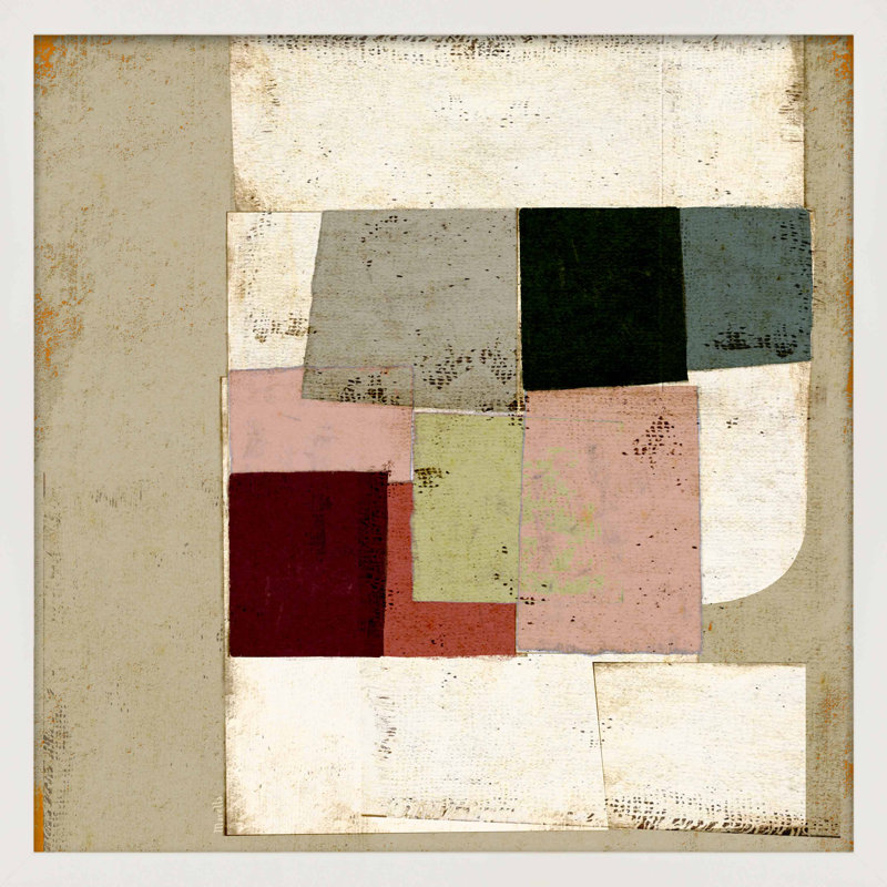 Patchwork 1 par Marco Marella pour Studio M - Art mural encadré, White, Paper, 24" H x 24" W