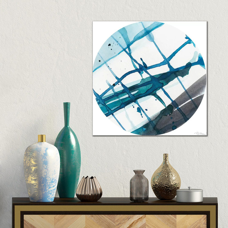 Geo Logic II by Renée Stramel - Gallery-Wrapped Canvas Giclée on Canvas, Canvas, 30.48 cm H x 30.48 cm W
