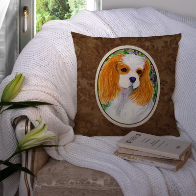 Cavalier Spaniel Outdoor Throw Pillow