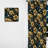 Dark Blue And Golden Gilded Damask Glamour IV - Bohemian Curtain - Velvet Room Darkening - 1 Panel-107563204