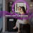 Vanity Desk Set with LED Sliding Mirror & Cushioned Stool, Dresser Set with 2 AC+2 USB Outlets & Hair Dryer Holder, Touch Control 3-Color Light for Bedroom-1523728881