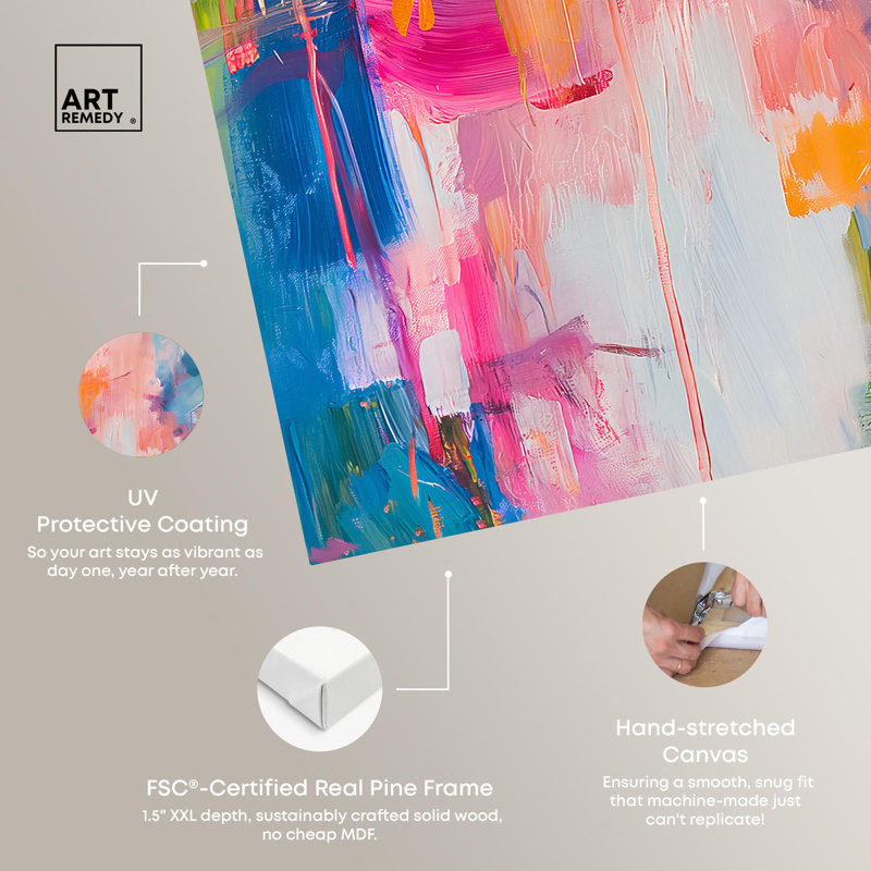 Knowing Me 12" x 12" Abstract Canvas Wall Art