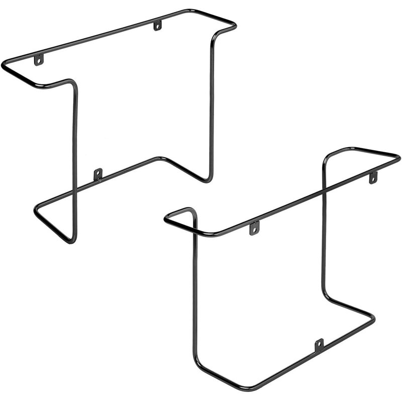 Metal H Storage Rack, Black