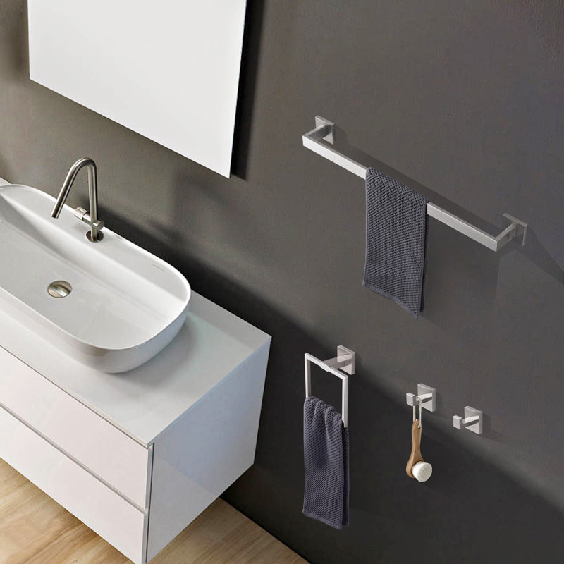 10 - Piece Bathroom Hardware Set, Brushed Nickel