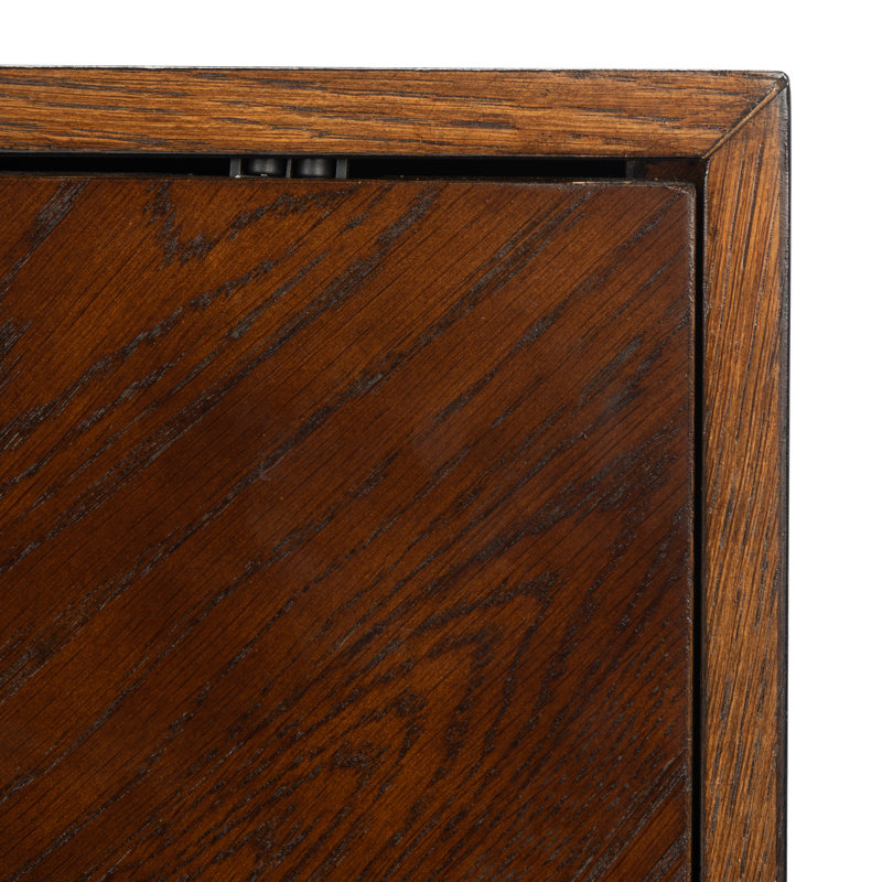 Meuble télé pour téléviseur de 60 po ou moins Folcroft, Noyer