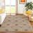 Machine Washable Indoor/Outdoor Kugler ACN2409 Global Rug-1386005162