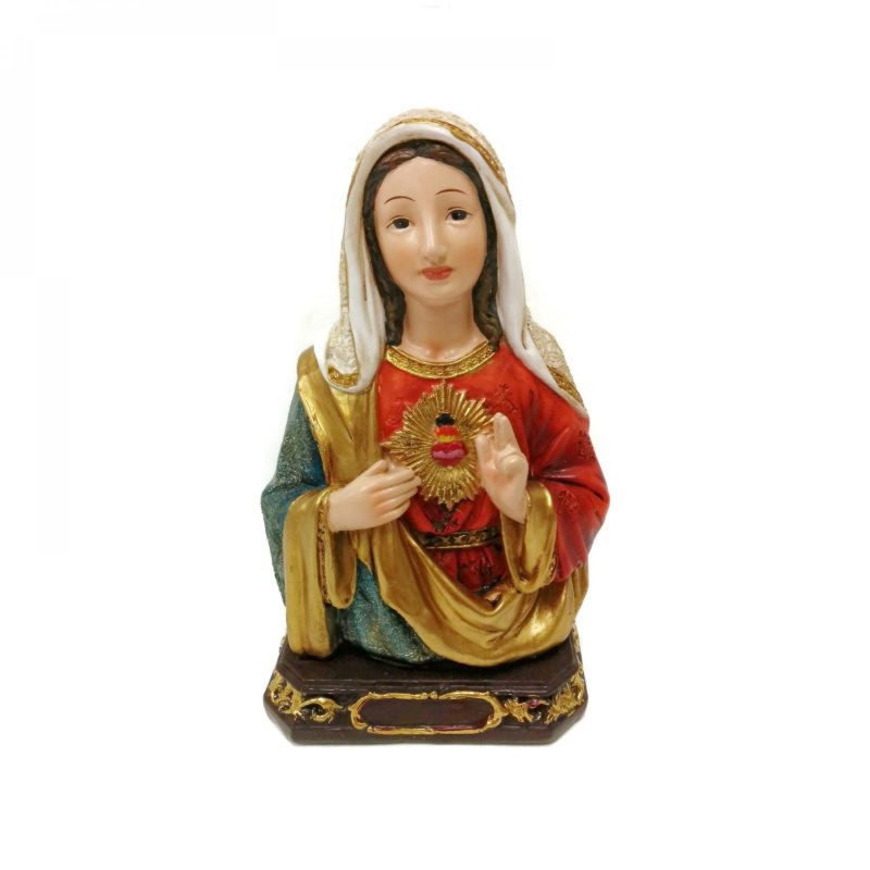 Figurine Immaculée, 6" H x 3" W x 6" D