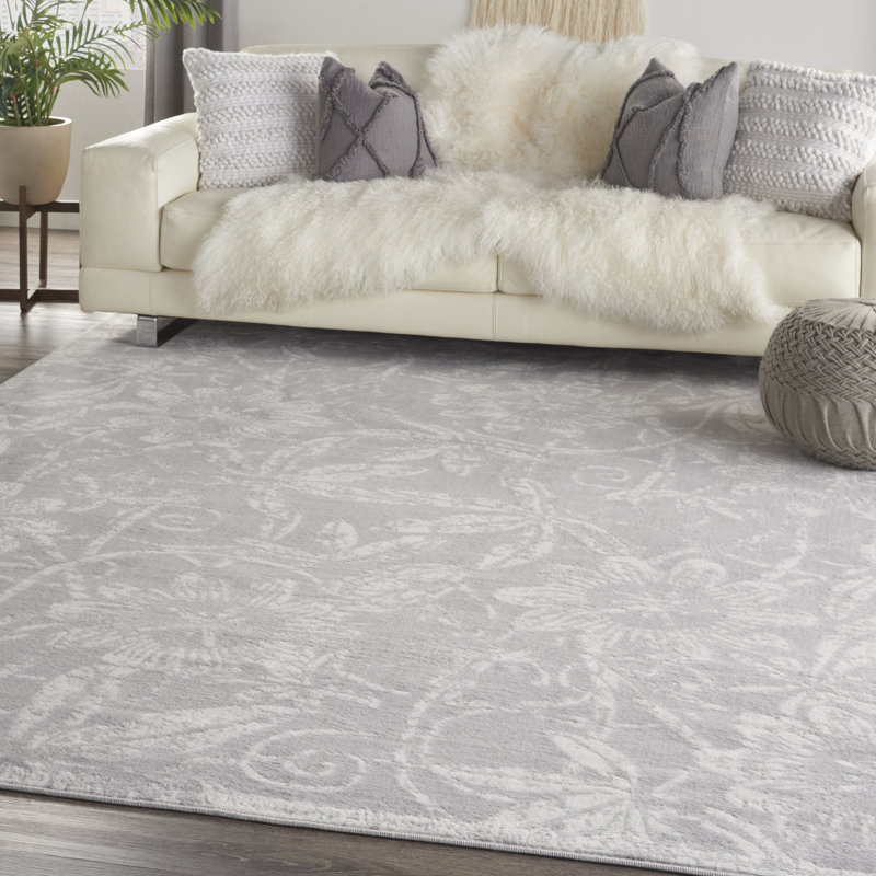 Tapis gris Harriet, Rectangle 8 pi x 10 pi