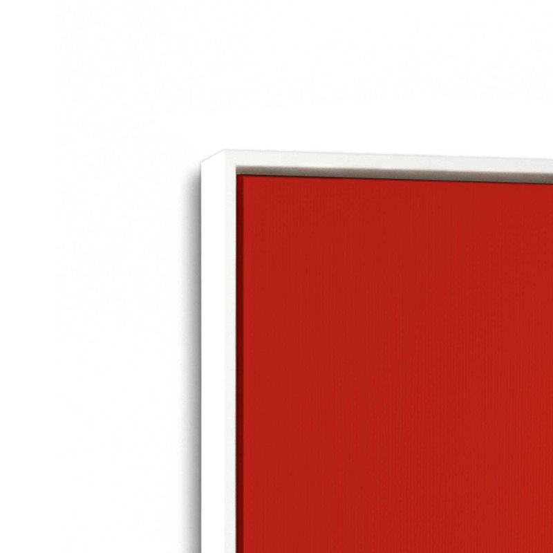 «Bauhaus Retro Waves I», reproduction sur toile, Cadre flottant blanc, H 30,75 po x l 20,75 po