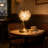 16.5'' (H) Metal Table Lamps Desk Lamp with Clover Glass Shade, Tiffany Style-117335411