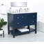 Ensemble de meuble-lavabo simple l 42 po x P 21,5 po x H 35 po Amyra-443531142