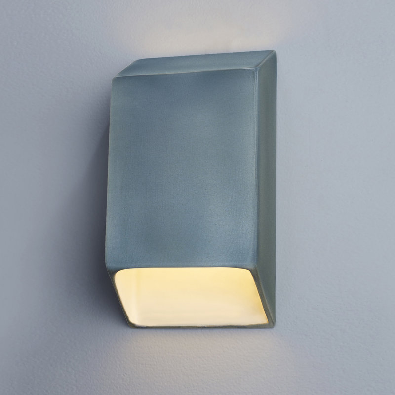 Applique murale 1 lumière DEL Caeli, Ciel de minuit avec intérieur blanc mat