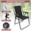 Jeane Folding Deck Chair Camping Deck Chair Spring Foldable Seat Outdoor BBQ Party Stripe Chair