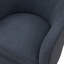 Chaise pivotante en tissu bleu Miramar