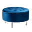 Repose-pieds rond avec rangement en velours Aula-449526607