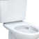 Drake® 1.28 GPF (Water Efficient) Elongated Two-Piece Toilet with Tornado Flush® (Seat Not Included)