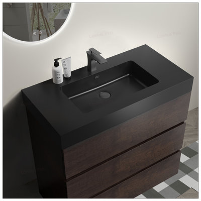 Meuble-lavabo sur pied 36 po avec lavabo